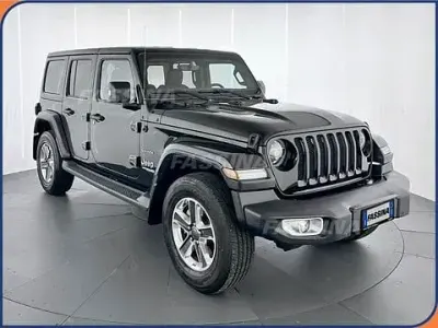 Usata Jeep Wrangler Unlimited Sahara 272 CV (200 kW) 2019 Nero SUV