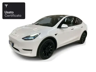 Usata Tesla Model Y Long Range AWD 258 kW (351 CV) 2022 Pearl white multicoat SUV