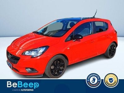 Usata Opel Corsa S 90 CV (66 kW) 2017 Rosso metallizzato Utilitaria