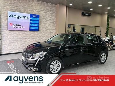 Usata Peugeot 208 Active 75 CV (55 kW) 2022 Nero Utilitaria