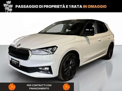 Usata Skoda Fabia Style 95 CV (69 kW) 2025 Bianco luna metallizzato nero tulipano perlato Utilitaria