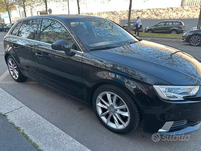 Usata Audi A3 116 CV (85 kW) 2017 Nero Berlina