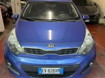 Begagnad Kia Rio Active 85 HK (62 kW) 2014 Blå Sedan