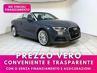 Usata Audi A3 Cabriolet S-Line 190 CV (139 kW) 2019 Grigio Cabrio