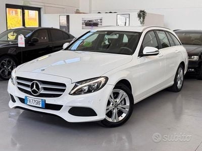 Usata Mercedes C220 Premium 170 CV (125 kW) 2017 Bianco Station wagon