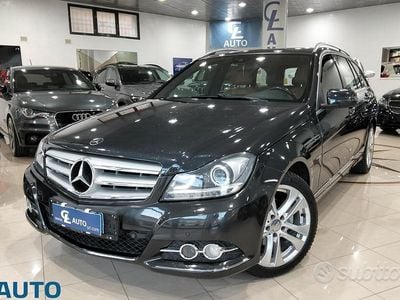 Usata Mercedes C200 Avantgarde 136 CV (100 kW) 2012 Grigio Station wagon