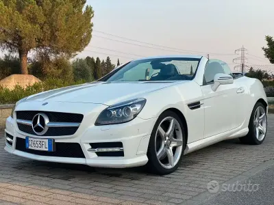 Usata Mercedes SLK250 Premium 204 CV (150 kW) 2014 Bianco Cabrio