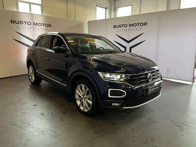 Usata VW T-Roc Advance 116 CV (85 kW) 2020 Blu SUV