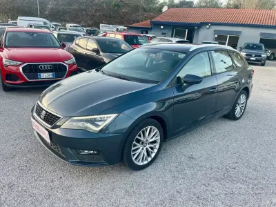 Usata Seat Leon ST 115 CV (84 kW) 2020 Grigio Station wagon