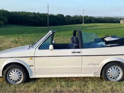 Begagnad VW Golf Cabriolet 73 HK (53 kW) 1991 Vit Cab