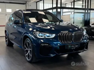 Usata BMW X5 M Sport 265 CV (194 kW) 2018 Blu/azzurro SUV