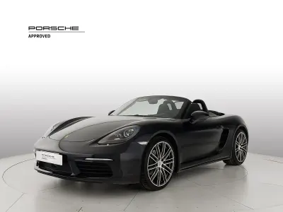 Usata Porsche 718 Boxster 300 CV (220 kW) 2024 Nero jet metallizzato/capote nera Cabrio