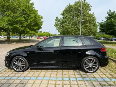Usata Audi A3 S-Line 150 CV (110 kW) 2014 Nero Berlina