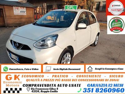 Usata Nissan Micra Visia 80 CV (58 kW) 2015 Bianco Utilitaria