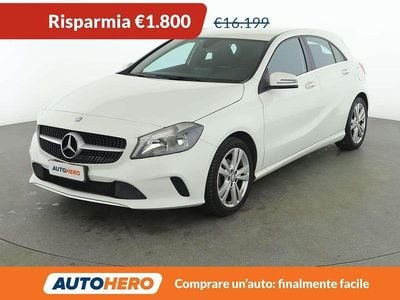 Usata Mercedes A180 Urban 110 CV (80 kW) 2017 Bianco Berlina