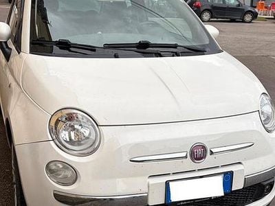 Usata Fiat 500 75 CV (55 kW) 2009 Bianco Cabrio