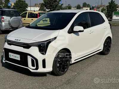 Begagnad Kia Picanto GT-Line 63 HK (46 kW) 2024 Vit Halvkombi