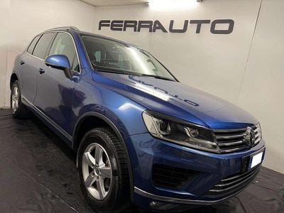 Usata VW Touareg Terrain Tech 262 CV (192 kW) 2015 Blu/azzurro SUV