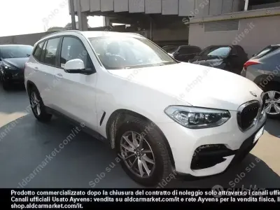 Usata BMW X3 Advantage 190 CV (139 kW) 2021 Bianco SUV
