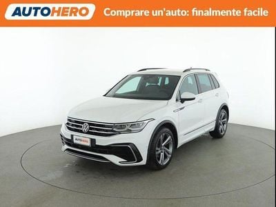 Usata VW Tiguan R-line 150 CV (110 kW) 2022 Bianco SUV