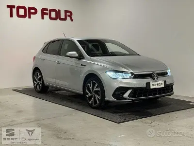 Usata VW Polo R-line 95 CV (69 kW) 2023 Bianco Utilitaria