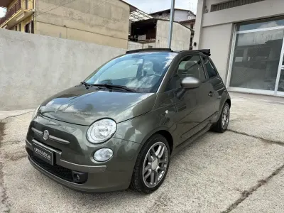 Usata Fiat 500C Lounge 95 CV (69 kW) 2012 Verde Cabrio