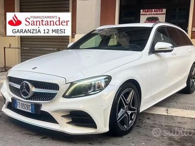 Usata Mercedes C220 Premium 194 CV (142 kW) 2019 Bianco Station wagon