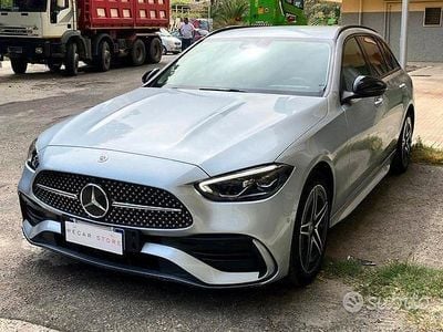 Usata Mercedes C300e Premium 251 CV (184 kW) 2022 Grigio Station wagon