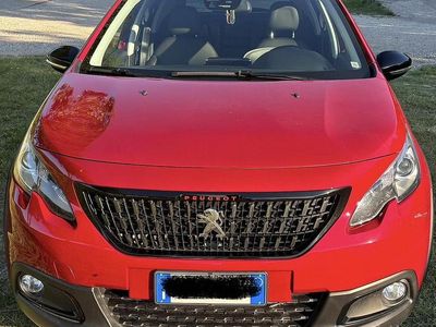 Usata Peugeot 2008 GT-line 110 CV (80 kW) 2019 Rosso SUV