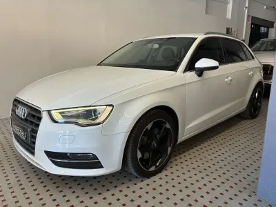 Usata Audi A3 S-Line 184 CV (135 kW) 2015 Bianco Berlina