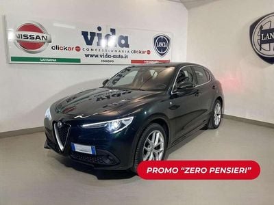 Usata Alfa Romeo Stelvio Ti 209 CV (153 kW) 2021 Verde visconti SUV