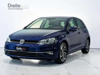 Usata VW Golf VII Business 125 CV (91 kW) 2018 Blue dusk metallizzato Berlina