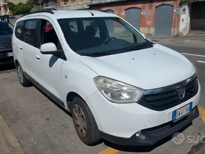 Usata Dacia Lodgy Lauréate 116 CV (85 kW) 2014 Bianco Monovolume