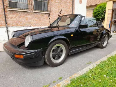 Usata Porsche 911SC 204 CV (150 kW) 1982 Nero Cabrio