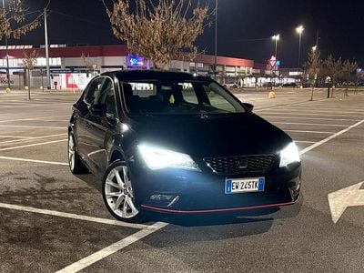 Usata Seat Leon Business 105 CV (77 kW) 2013 Nero Berlina