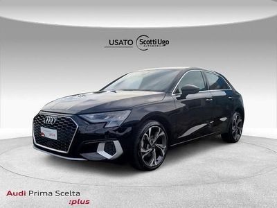 Usata Audi A3 Advanced Plus 116 CV (85 kW) 2022 Nero brillante Berlina