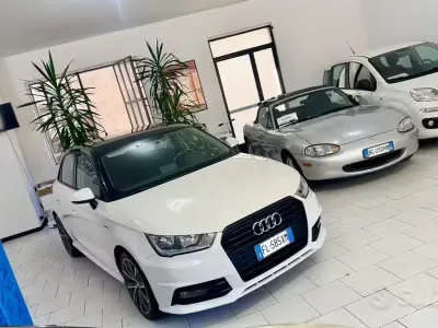 Usata Audi A1 S-Line 95 CV (69 kW) 2017 Bianco Utilitaria