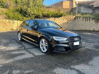 Usata Audi A3 S-Line 150 CV (110 kW) 2018 Nero Berlina