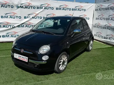 Usata Fiat 500 Lounge 75 CV (55 kW) 2009 Nero Cabrio