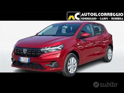 Usata Dacia Sandero Comfort 91 CV (66 kW) 2022 Rosso Berlina
