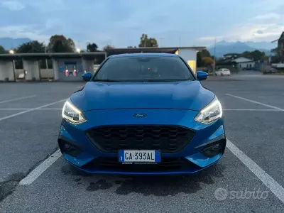 Usata Ford Focus ST-Line 120 CV (88 kW) 2019 Bluazzurro Berlina