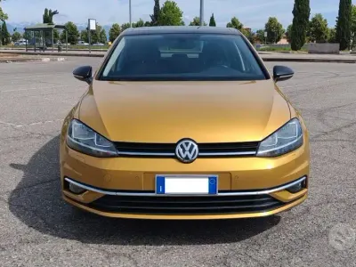 Usata VW Golf VII Highline 125 CV (91 kW) 2018 Giallo Berlina
