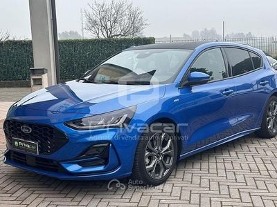Begagnad Ford Focus ST-Line X 125 HK (91 kW) 2023 Blå Sedan