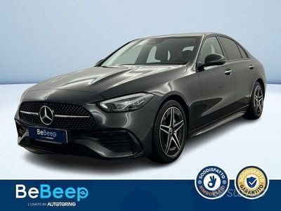 Usata Mercedes C220 Premium Plus 200 CV (147 kW) 2023 Grigio metallizzato Berlina