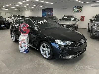 Nuova Audi A3 S-Line 150 CV (110 kW) 2026 Nero Berlina