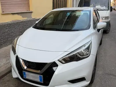 Usata Nissan Micra Acenta 71 CV (52 kW) 2018 Bianco Utilitaria