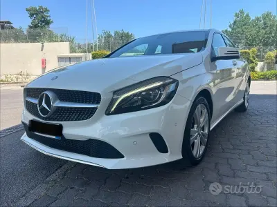 Usata Mercedes A200 136 CV (100 kW) 2017 Bianco Berlina