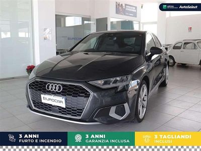 Usata Audi A3 Advanced 150 CV (110 kW) 2022 Grigio / gray Berlina