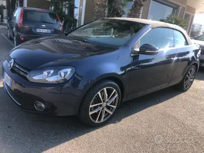 Brugt VW Golf Cabriolet 105 HK (77 kW) 2012 Blå Cabriolet