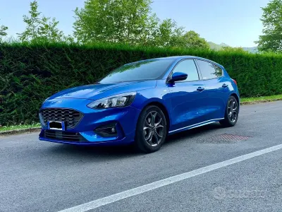 Usata Ford Focus ST-Line 125 CV (91 kW) 2019 Bluazzurro Berlina